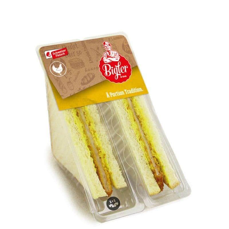 Bigular Bigler Club Sandwich Pouletschnitzel